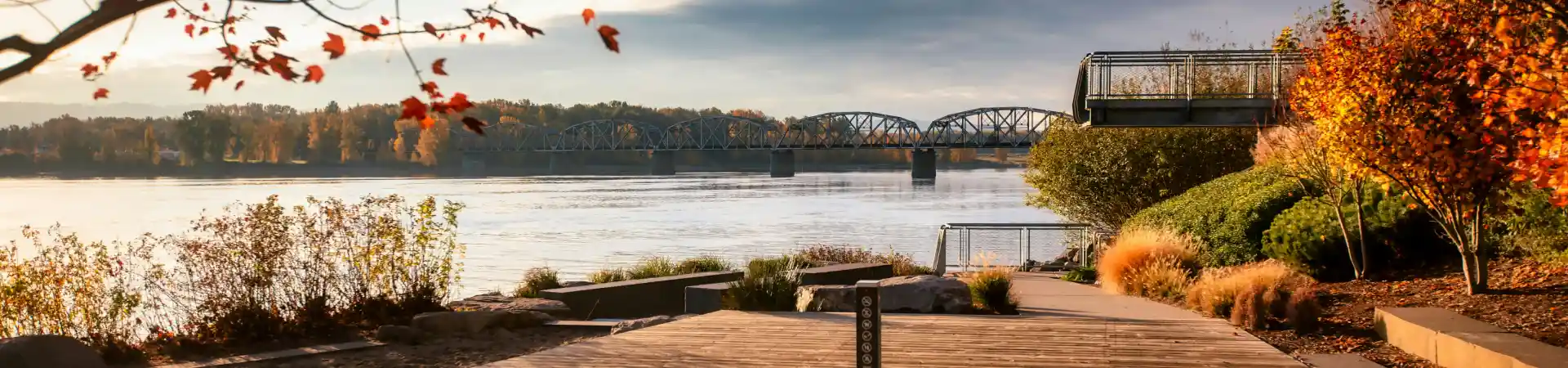 Vancouver Waterfront Along the Columbia River